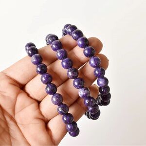 Charoite 6mm Beaded Bracelet